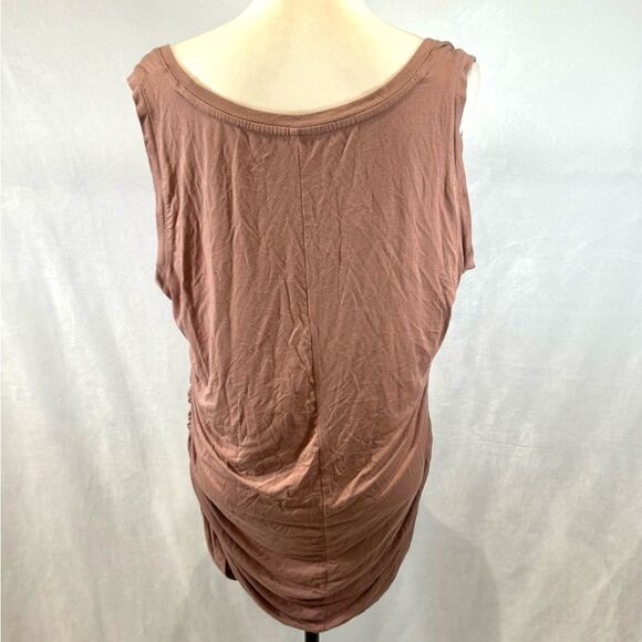 Lane Bryant mauve fitted ruched side top size 22/24 - Picture 6 of 9